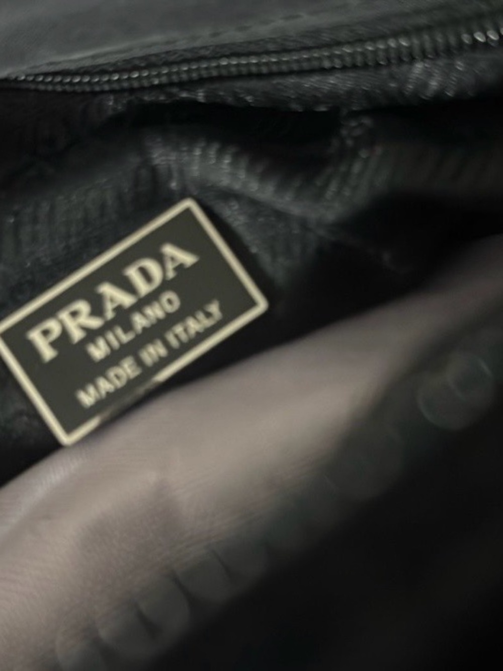 Prada Black Nylon Backpack - Picture 3 of 5